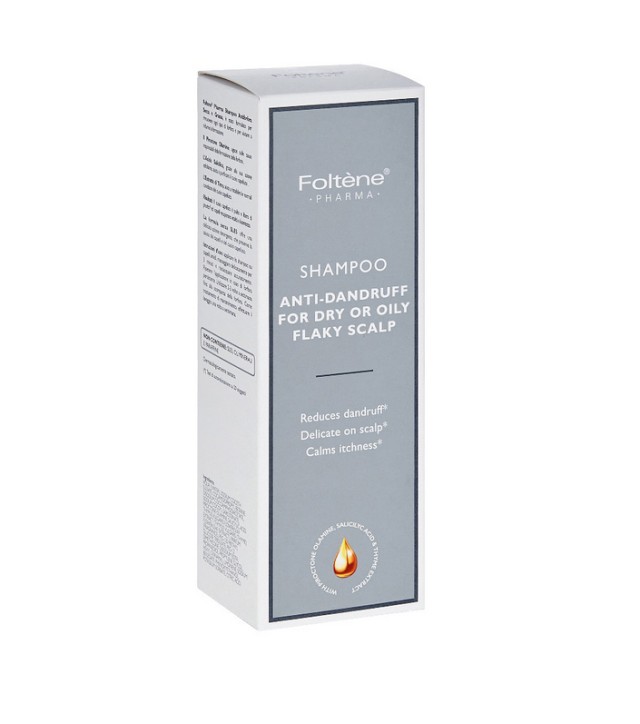 Foltene Shampoo Antidandruff Oily Flaky Scalp Σαμπουάν Κατά της Πιτυρίδας Λιπαρή/Ξηρή 200ml