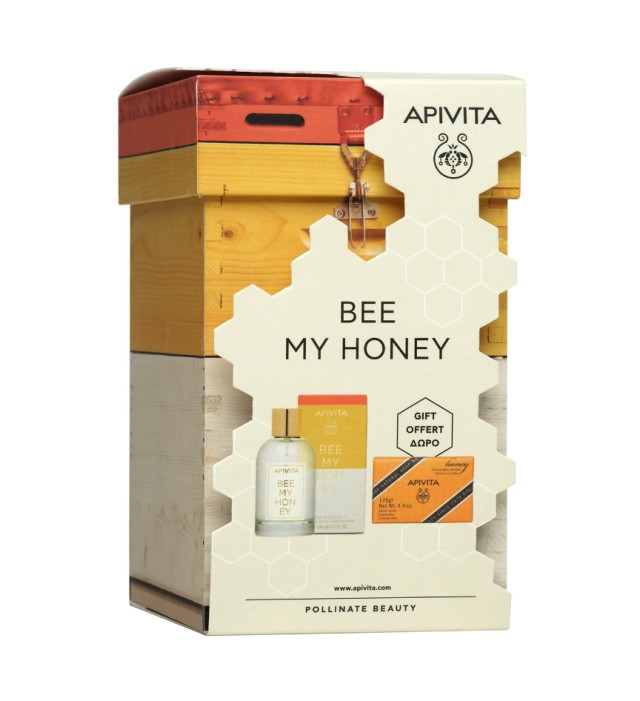 Apivita Set Bee My Honey Eau de Toilette 100ml + Δώρο Σαπούνι με Μέλι 125gr
