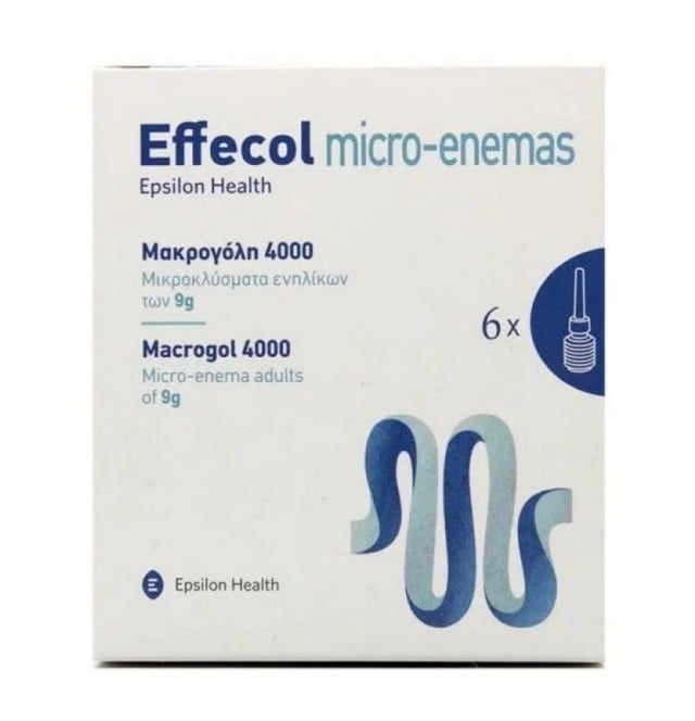Epsilon Health Effecol Micro-Enemas Macrogol 4000 6 x 9gr