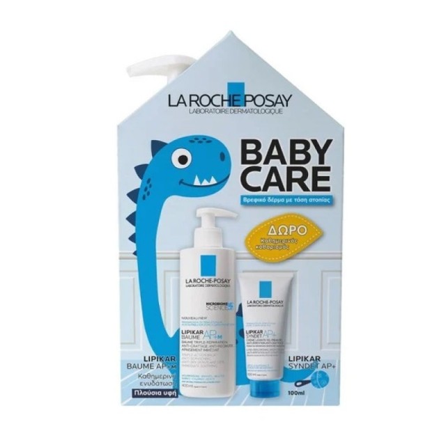 La Roche Posay Set Baby Care Lipikar Baume AP+M 400ml + Δώρο Lipikar Syndet AP+ 100ml