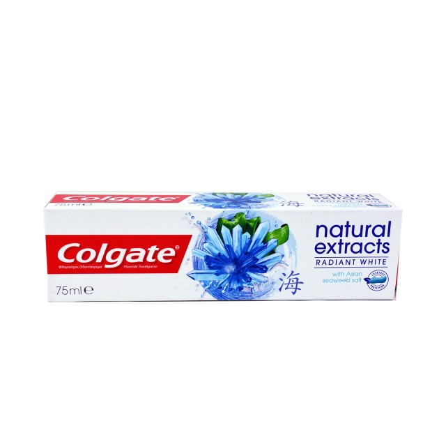 Colgate Natural Extracts Radiant White Seaweed Salt Toothpaste 75ml