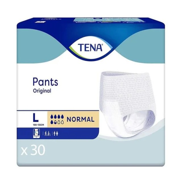 Tena Pants Original Large 100-135cm Normal-Εσώρουχο μιας Χρήσης 30τμχ
