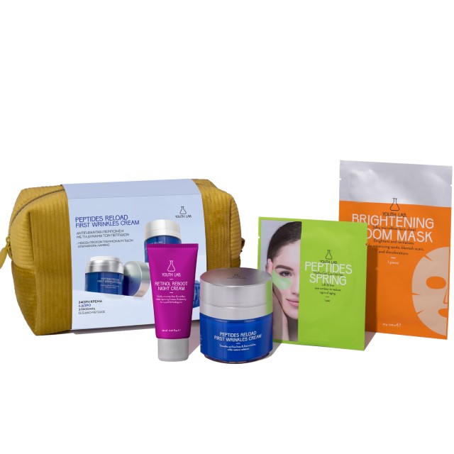 Youth Lab Set Peptides Reload First Wrinkles Cream 50ml + Δώρο 3 προϊόντα σε ειδικό μέγεθος