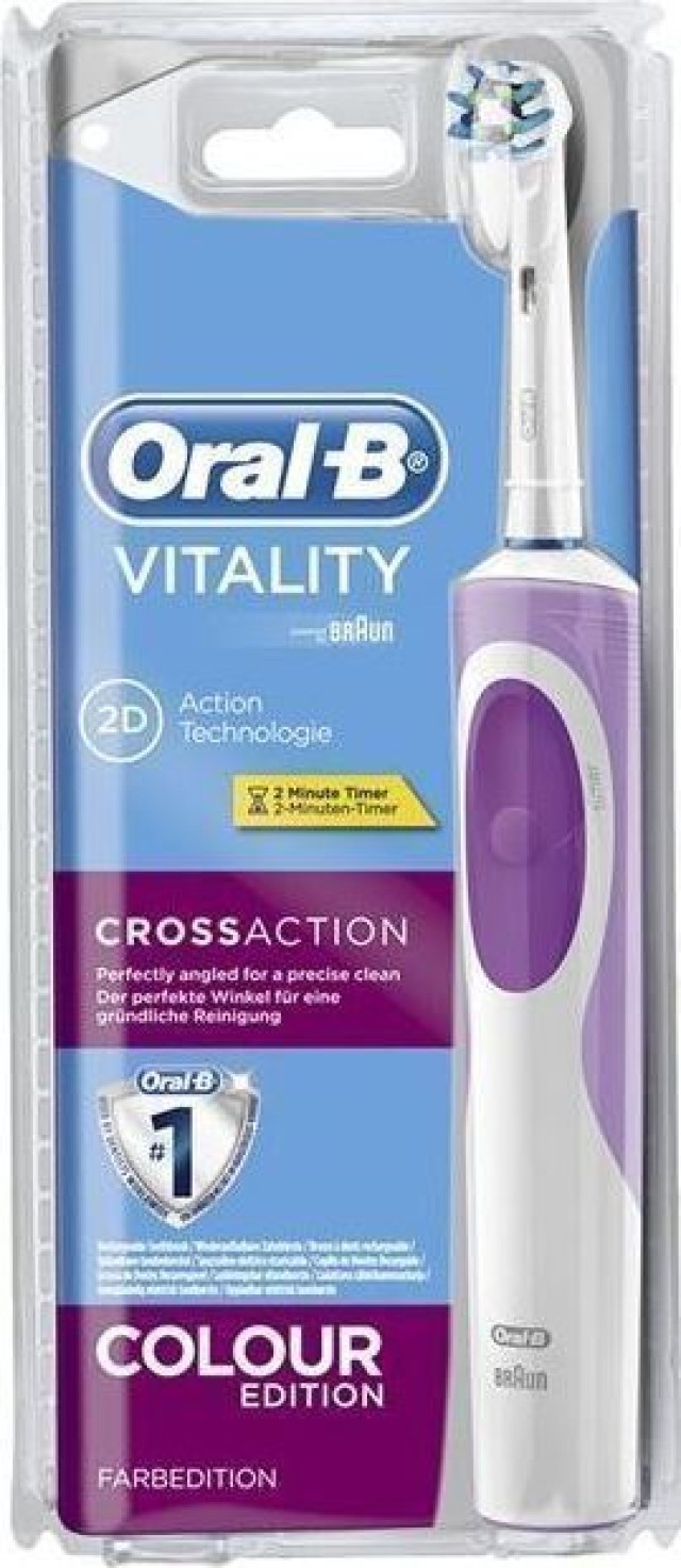 Oral-b Vitality 2D Cross Action Colour Edition - Pink