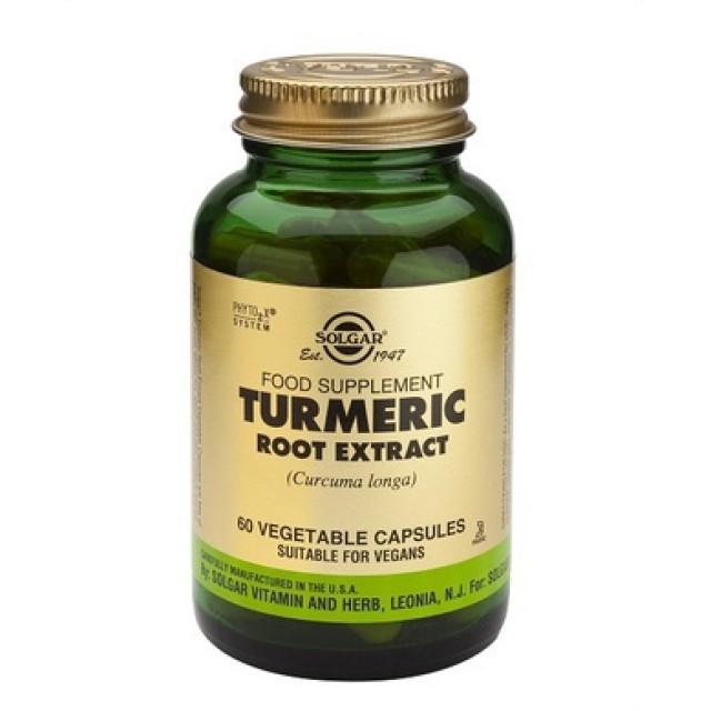 SOLGAR SFP TURMERIC ROOT EXTRACT 60VCAP