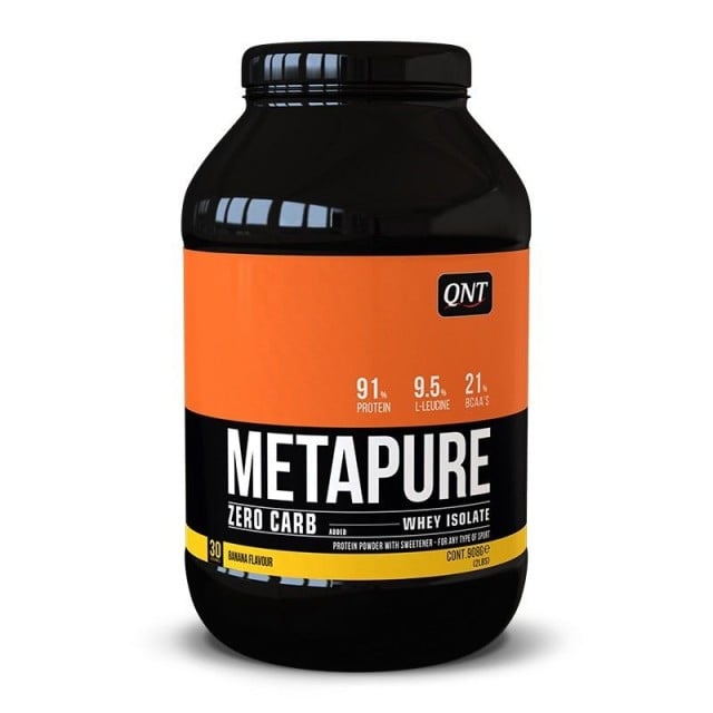 QNT Metapure Zero Carb Whey Isolate Protein Powder Banana 908kg