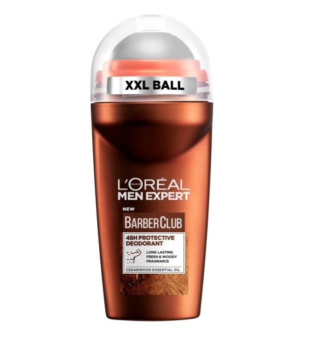 L'Oreal Paris Men Expert Barber Club Αποσμητικό Roll-On Με 48ωρη Δράση 50ml