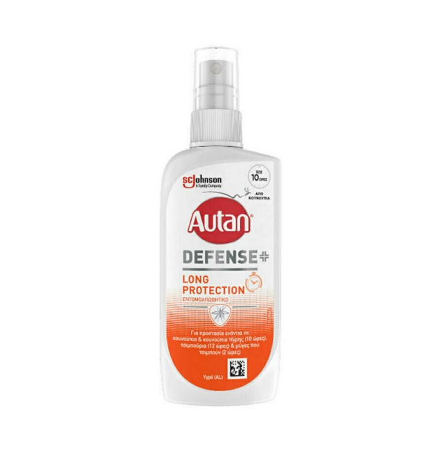 Autan Defense+ Εντομοαπωθητική Λοσιόν σε Spray Long Protection Κατάλληλη για Παιδιά 100ml