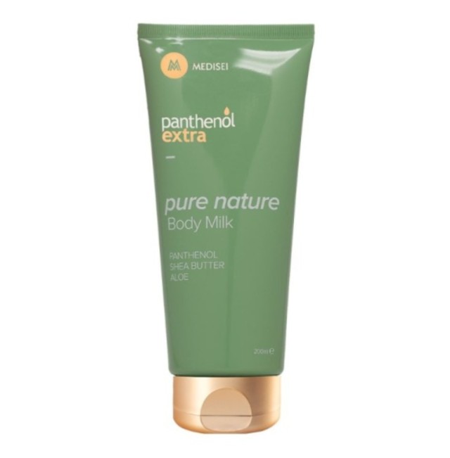 Panthenol Extra Pure Nature Body Milk Ενυδατικό Γαλάκτωμα Σώματος 200ml