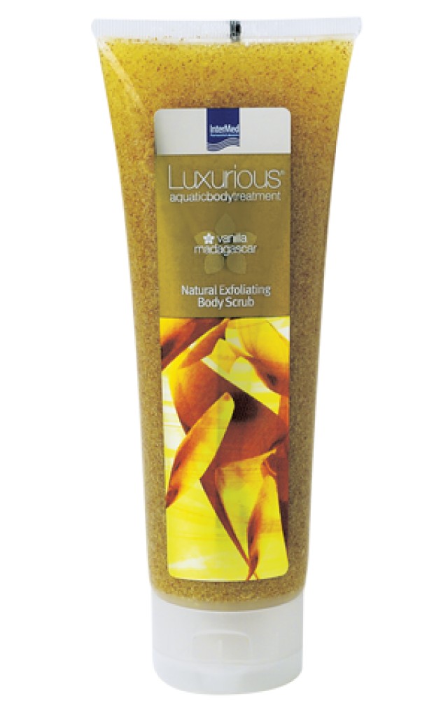 INTERMED Luxurious Natural Exfoliating Body Scrub Vanilla 250ml