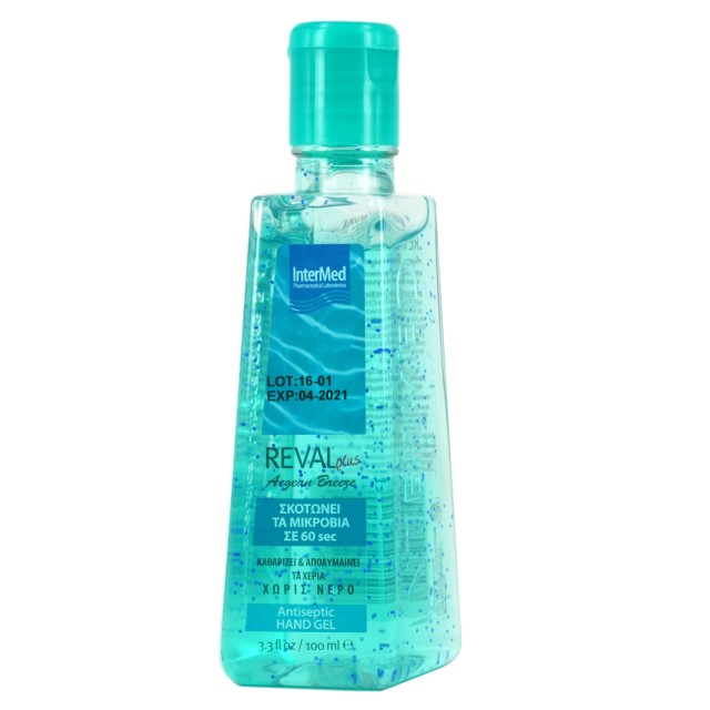 Intermed Reval Plus Aegean Breeze Antiseptic Hand Gel 100ml