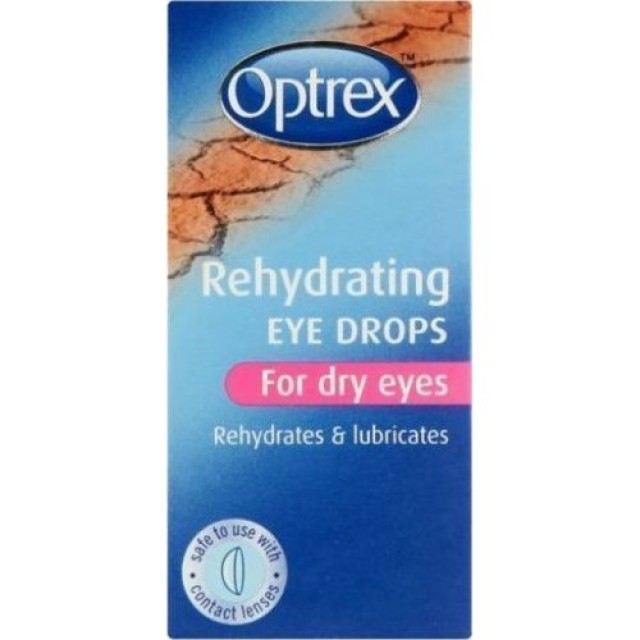 OPTREX Ενυδατικές Οφθαλμικές Σταγόνες για ξηρά & ερεθισμένα μάτια 10ml
