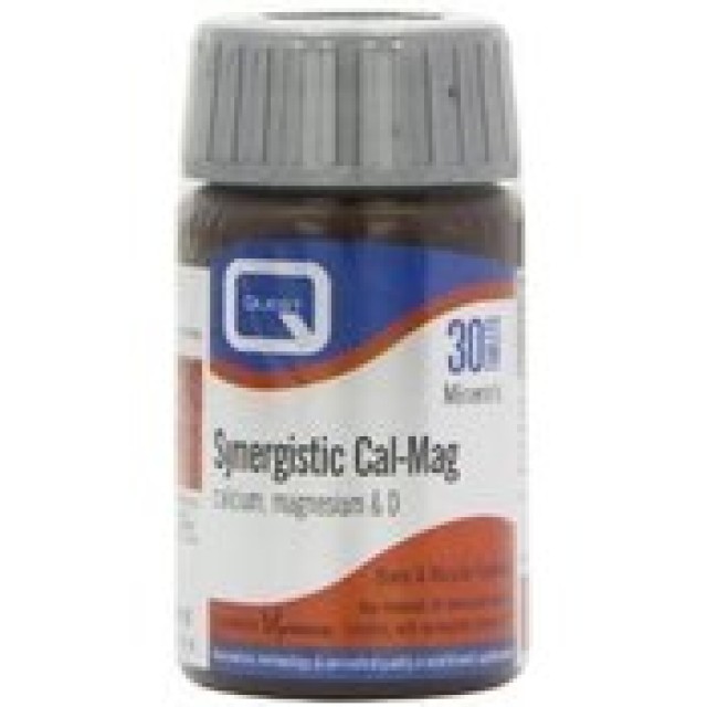 QUEST SYNERGISTIC CAL-MAG calcium, magnesium & D 30TABS