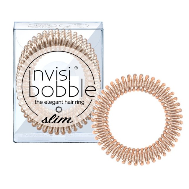 Invisibobble Slim Bronze Me Pretty 3τμχ