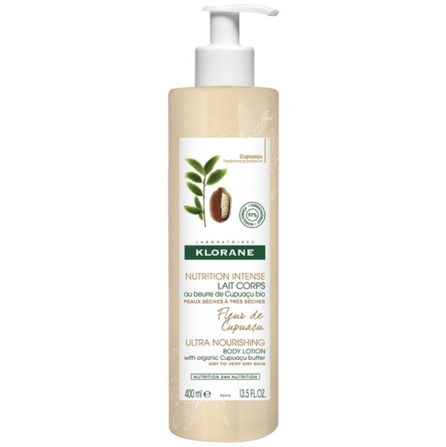 Klorane Nutrition Intense Lait Corps Cupuacu Fleur De Cupuacu 400ml