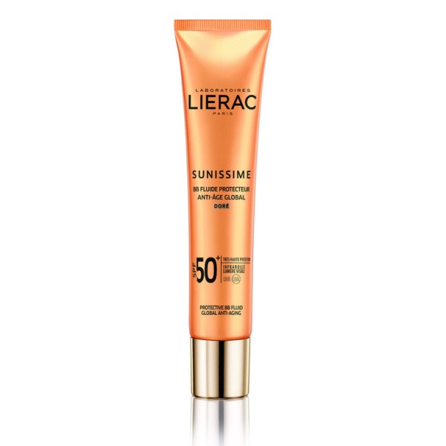 Lierac Sunissime BB Fluide Protective Anti-Aging Golden Face & Decollete SPF50 40ml