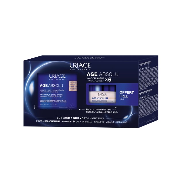 Uriage Set Age Absolu Face Cream 50ml & Mask 15ml