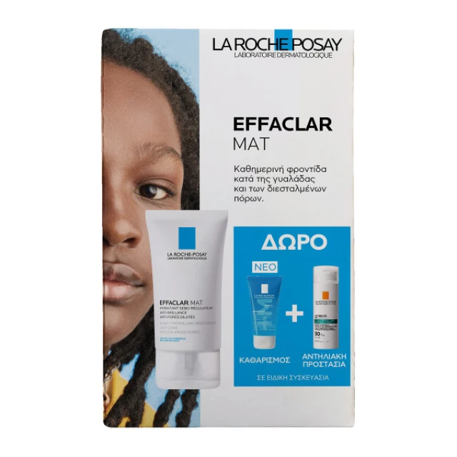La Roche Posay Set Effaclar Mat 40ml & Δώρο Effaclar Gel 50ml & Δώρο ...