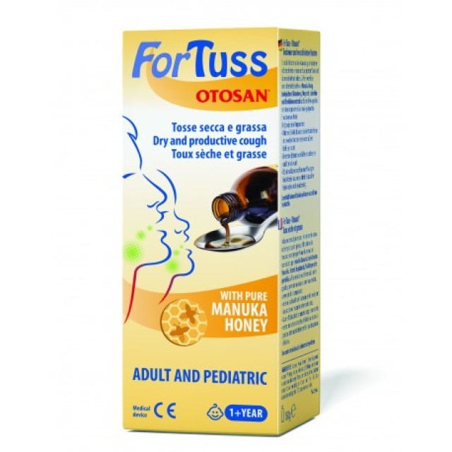 Otosan Fortuss Σιρόπι για τον Βήχα με Μέλι Μανούκα 180gr