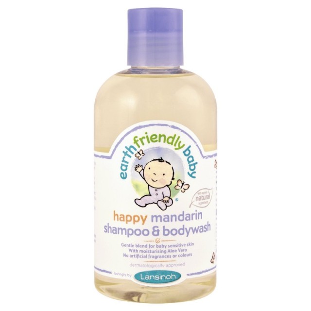Earth Friendly Baby Soothing Mandarin Shampoo & Bodywash 250ml