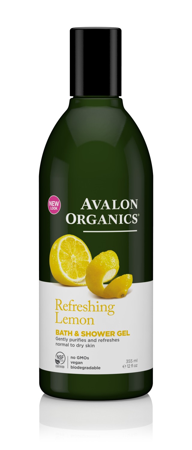 Avalon Organics Refreshing Bath & Shower Gel Lemon 355ml