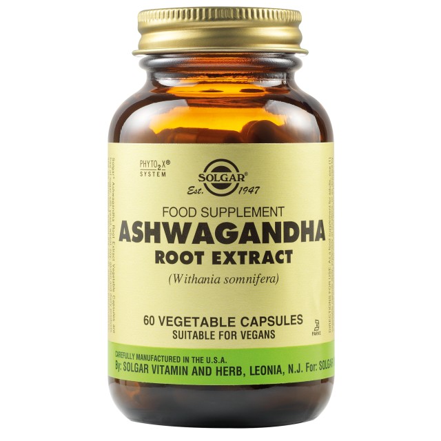 SOLGAR SFP ASHWAGANDHA ROOT EXTRACT 60VCAP