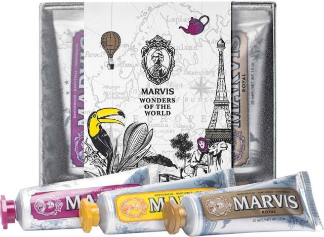 MARVIS 3 Flavours Box Wonders Of The World οδοντόκρεμες 3x25ml