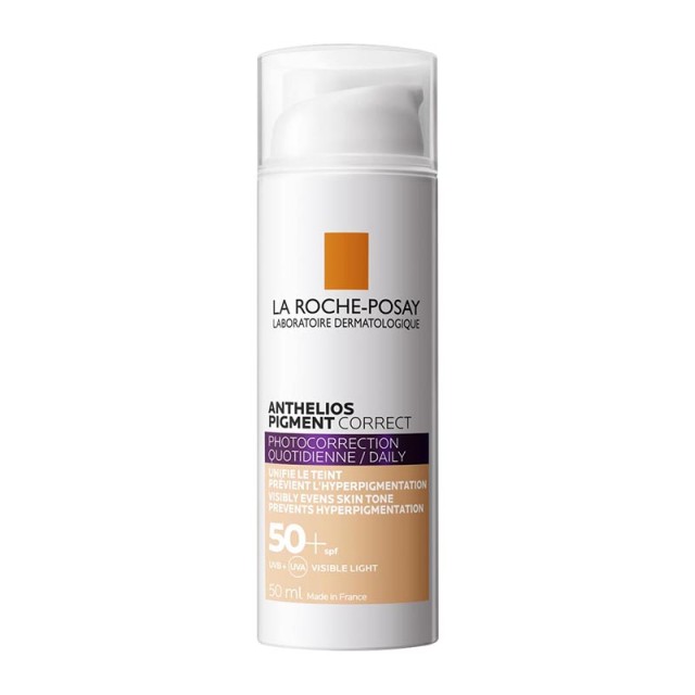 La Roche Posay Anthelios Pigment Correct Spf50+ Photocorrection Daily Tinted Cream Light 50ml