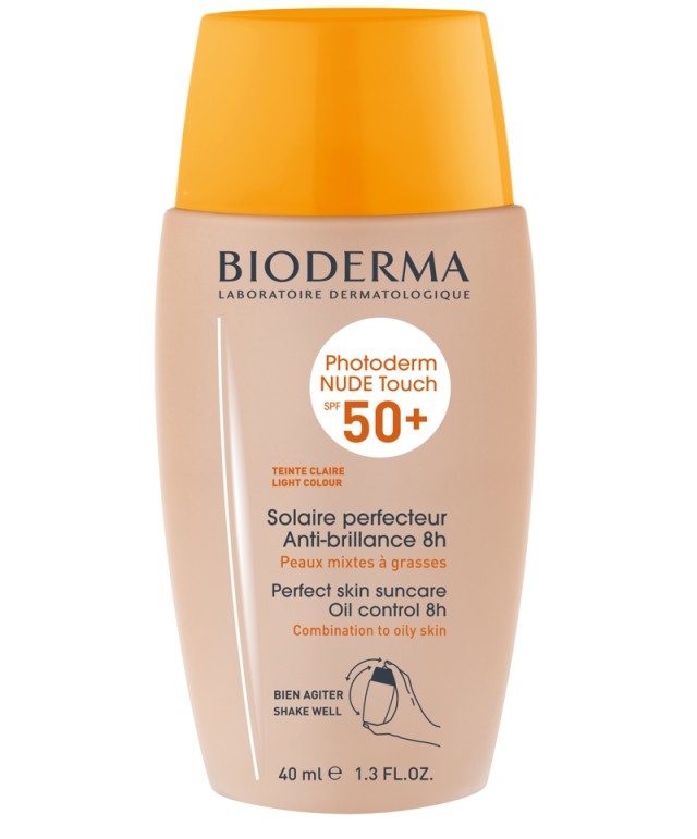 Bioderma Photoderm Nude Touch Very Light Color SPF50+ Unfragranced 40ml