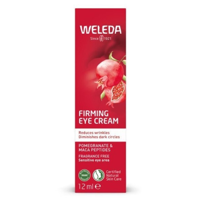 Weleda Firming Eye Cream Pomegranate & Maca Peptides Κρέμα Ματιών με Ρόδι & Πεπτίδια Μάκα 12ml