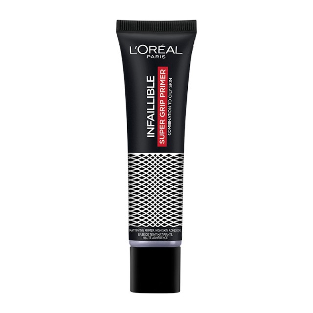 L'oreal Paris Infaillible SuperGrip Primer, ιδανικό για λιπαρές επιδερμίδες 35ml