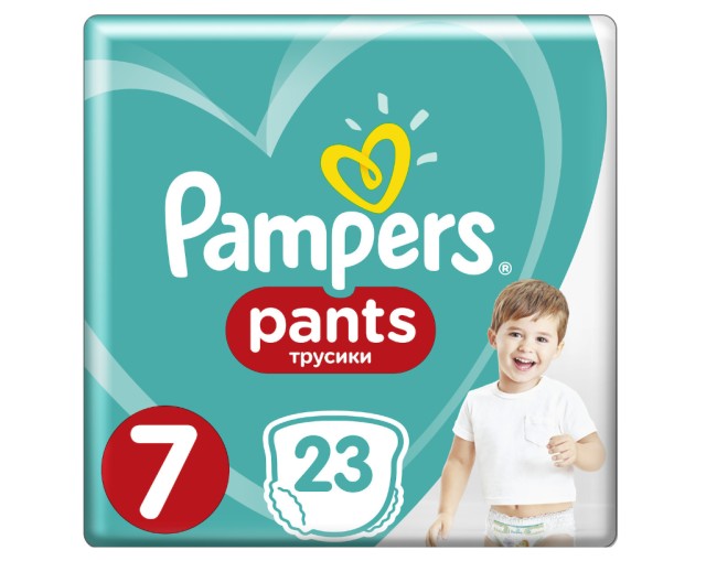 Pampers Pants No 7 (17+ Kg) 23 Πάνες Βρακάκι