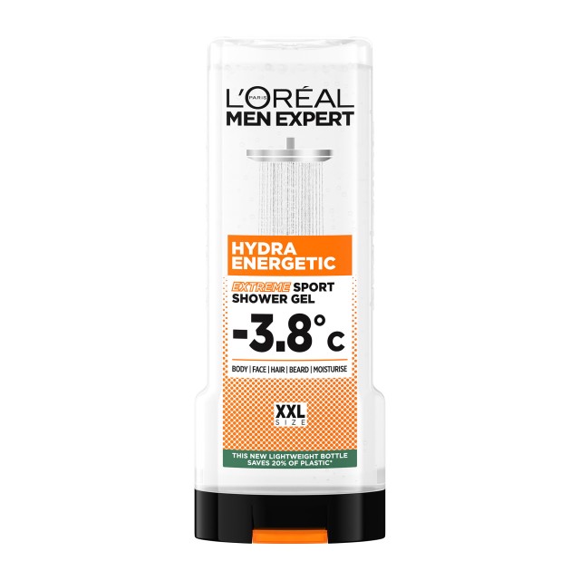 L'Oreal Paris Men Expert Hydra Energetic Extreme Sport Shower Gel XXL Size Αφρόλουτρο για Άμεση Αίσθηση Δροσιάς 400ml