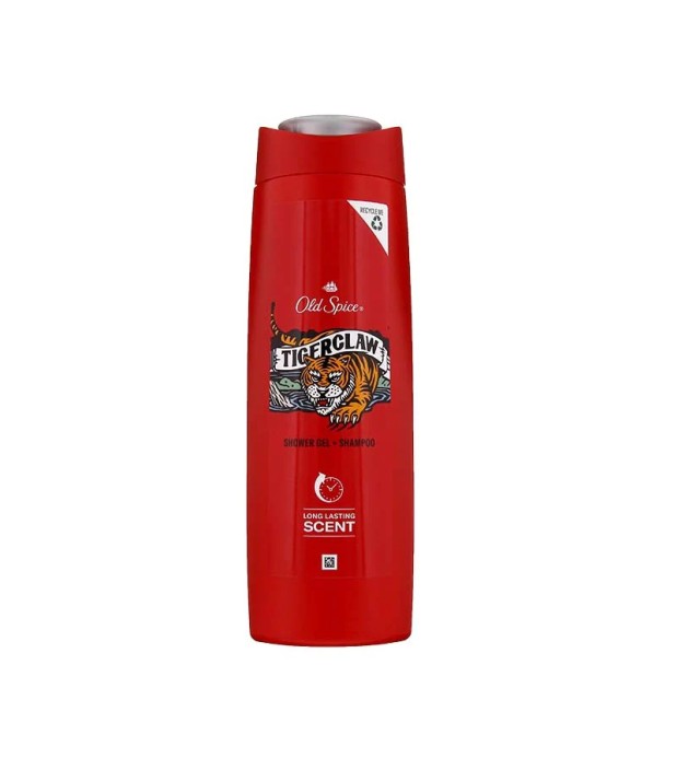 Old Spice Tigerclaw Shower Gel + Shampoo 400ml