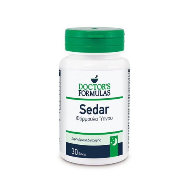 Doctor's Formulas Sedar Φόρμουλα Ύπνου (Στρές - Αϋπνία) 30 δισκία