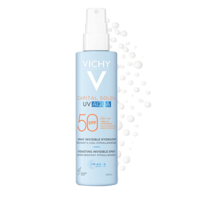 Vichy Capital Soleil UV Aqua Hydrating Invisible Spray SPF50 200ml
