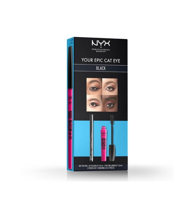 NYX PM Set Your Epic Cat Eye Black on The Rise Liftascara 10ml & Epic Ink Liner 1.0ml