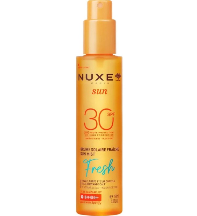 Nuxe Sun Fresh SPF30 Αντηλιακό Mist για Πρόσωπο Μαλλιά & Σώμα 150ml