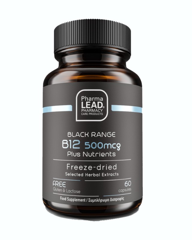 Pharmalead Black Range B12 500mcg Plus Nutrients 60caps