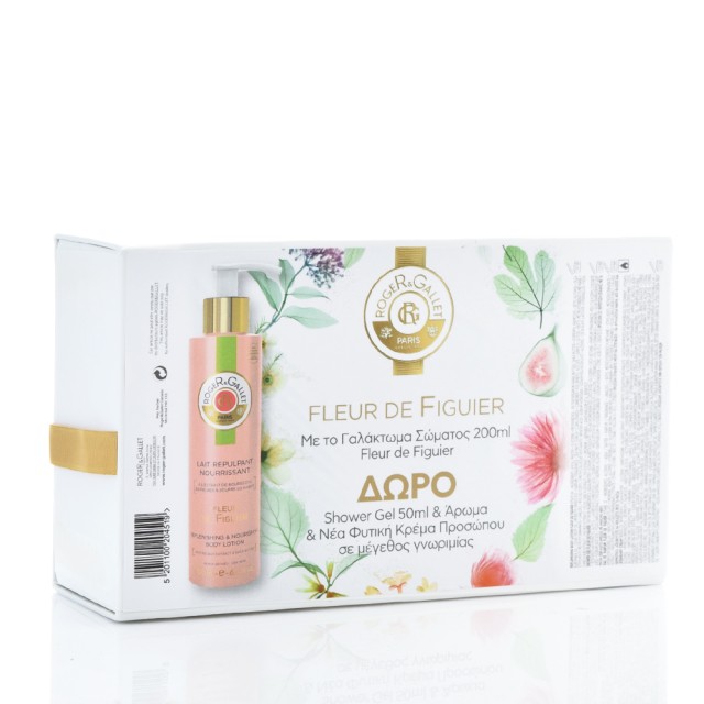 Roger & Gallet Promo Fleur De Figuier Replenishing & Nourising Body Lotion 200ml & Δώρο Shower Gel 50ml + Parfum 1,2ml & Aura Mirabilis Cream 2ml