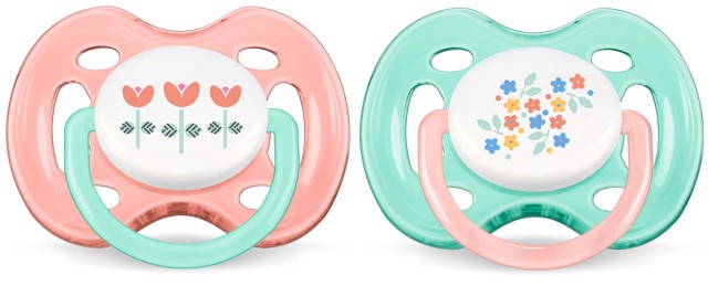 Avent Freeflow Πιπίλες για Κορίτσια 0-6m SCF172/02 2τμχ