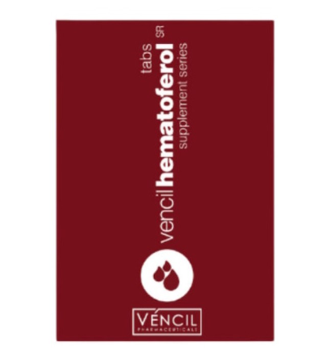 Vencil Hematoferol Συμπλήρωμα Διατροφής με Δυναμικό Συνδυασμό Σιδήρου, Βιταμινών & Ιχνοστοιχείων 30tabs