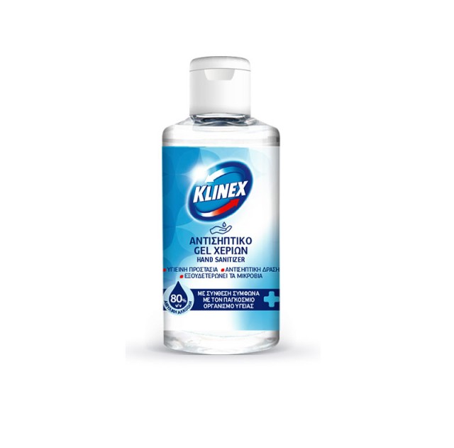 Klinex Αντισηπτικό Gel Χεριών με 80% Αιθυλική Αλκοόλη ν/ν 60ml