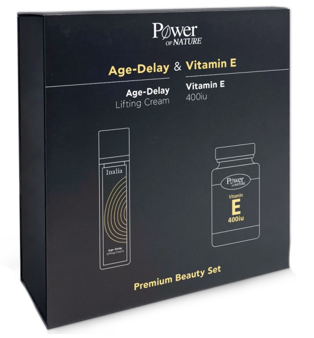 Power Health Set Age-Delay Lifting Cream 50ml + Δώρο Vitamin E 400iu 30caps
