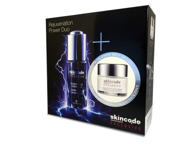 Skincode Rejuvenation Power Duo ΠΑΚΕΤΟ με Cellular Anti-Aging Cream 50ml + Cellular Power Concentrate Serum 30ml