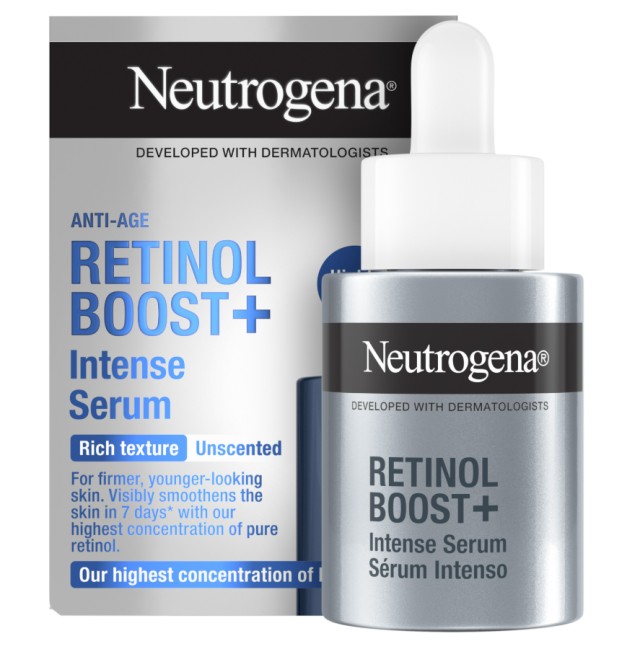 Neutrogena Retinol Boost+ Intense Night Serum Εντατικός Ορός Νυκτός 30ml