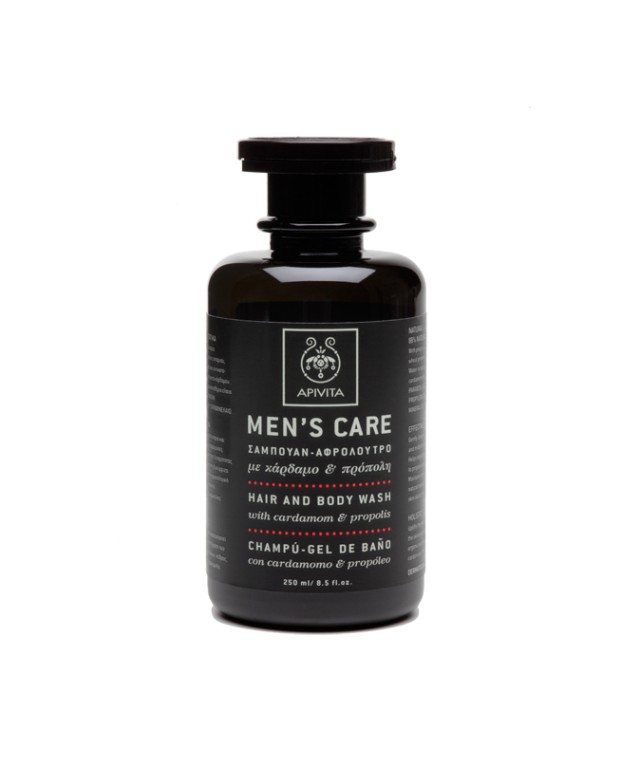 Apivita Mens Care ΣΑΜΠΟΥΑΝ-ΑΦΡΟΛΟΥΤΡΟ 250ML