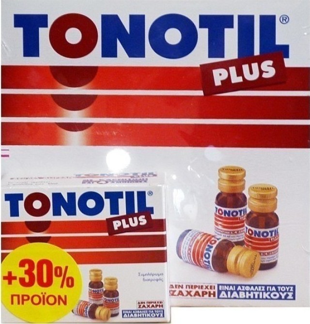 TONOTIL PLUS AMPOULES 10X10ML + 30% ΔΩΡΕΑΝ ΠΡΟΙΟΝ