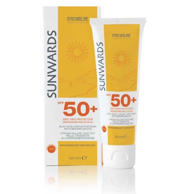 SYNCHROLINE Sunwards Face Cream Anti-Spot SPF50+ 50ml