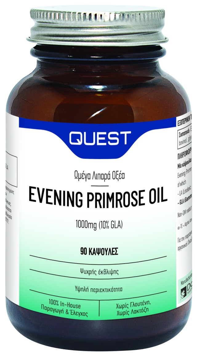 QUEST EVENING PRIMROSE OIL 1000mg 90CAPS